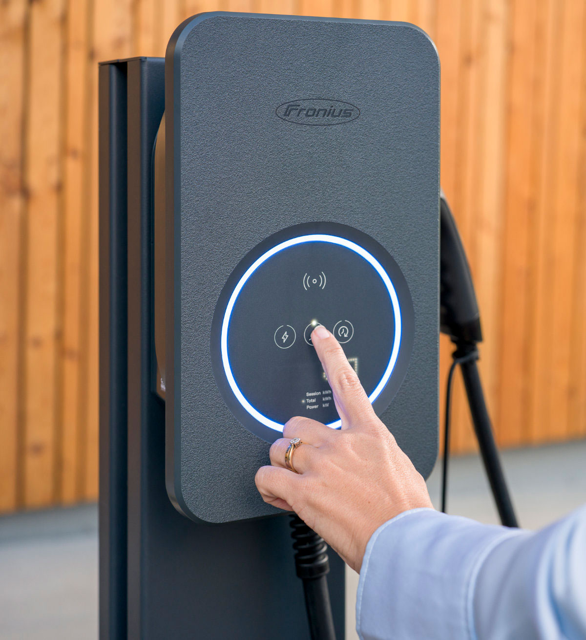Bedienung einer Wallbox